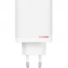 Toiteadapter ONEPLUS SUPERVOOC 120W kahe pordiga juhtmega laadija, 120W koguväljund, 1x USB-C + 1x USB-A, 100–240V, 145 g, valge