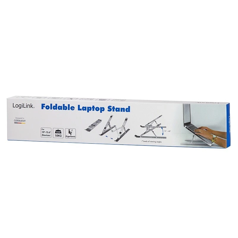Sülearvutialus LogiLink AA0134 Hõbedane 40.6 cm (16 tolli)