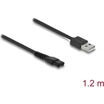 USB-laadimiskaabel 5 V DELOCK elektriliste pardlite jaoks — ühilduv MANSCAPED 2.0/3.0 seeriaga, 1 tk