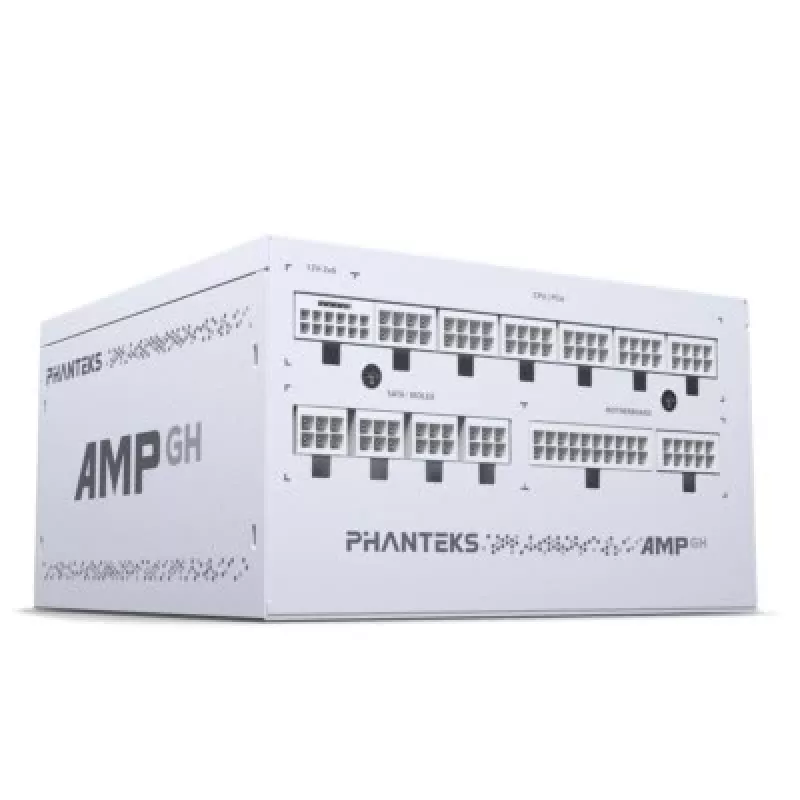 Toiteplokk PHANTEKS AMP GH 750 W 18+10‑pin ATX täismodulaarne 80 PLUS Gold valge