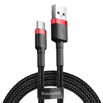 Mobiiltelefoni kaabel Baseus Punane 1m USB A USB C
