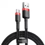 Mobiiltelefoni kaabel Baseus 6953156278219 Punane 1m USB A USB C
