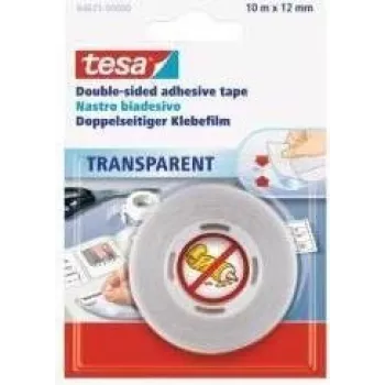 Kirjatarvete teip Tesa 64621-00000-04 Läbipaistev 10 m 12 mm