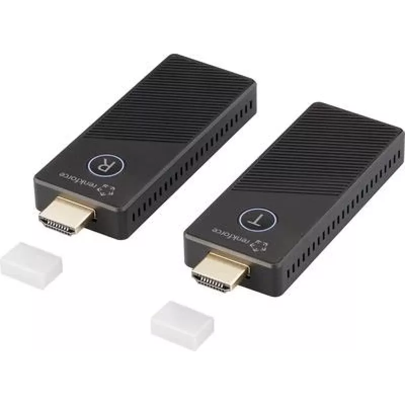 Renkforce RF-HDMID-500 HDMI juhtmevaba edastuskomplekt 30 m 5,8 GHz 3840 x 2160 piksli turvaline (RF-6721306)