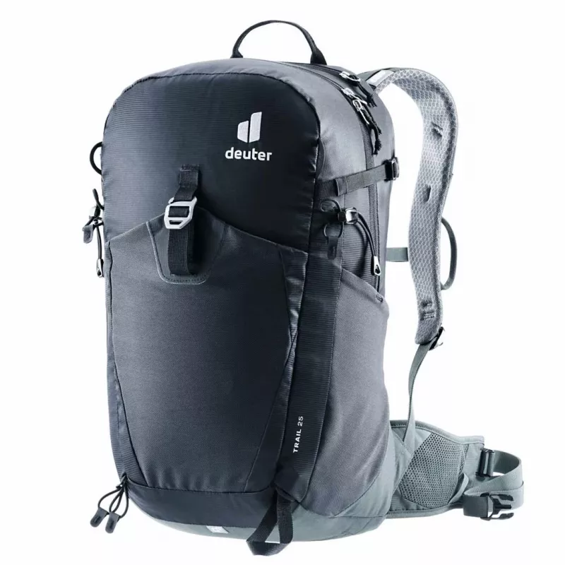 Seljakott DEUTER Trail 25 — 25L matkapäevakott, must-kiltkivi