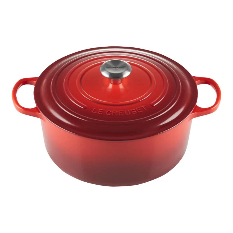 Le Creuset Signature Roaster ümmargune 20 cm kirsspunane (21177200602430)