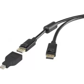 DisplayPort-Mini DisplayPort kaabel Renkforce 2 m — 1× DisplayPort-pistik 1× Mini DisplayPort-pistikule