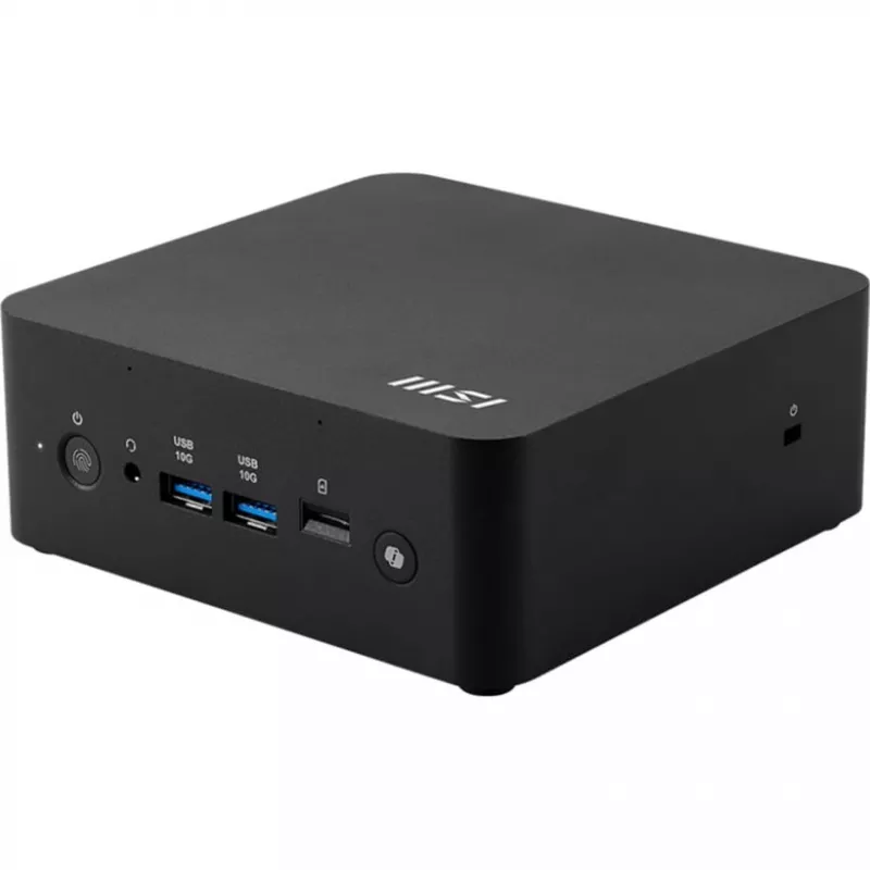 Mini-PC MSI Cubi NUC AI+ i7-258V, 32 GB muutmälu, 1 TB SSD, Windows 11 Home, must