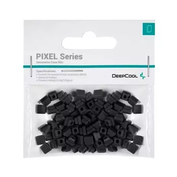 Kummist kinnitused DeepCool PIXEL universaalne pakend 100 tk, must, kogukaal 9,8 g