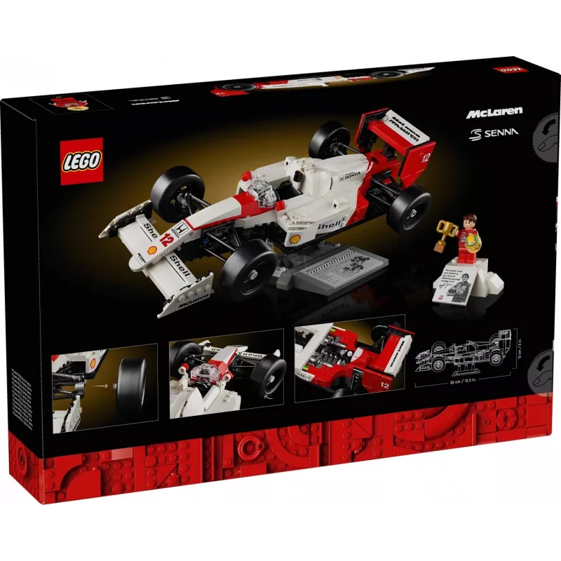 LEGO komplekt McLaren MP4/4 Ayrton Senna 10330 — LEGO ICONS mudelauto väljapanek