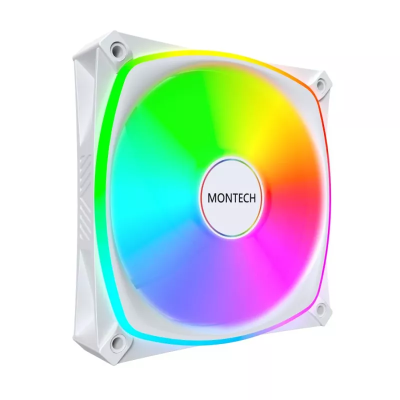MONTECH AX120 PRO valge 120mm ARGB korpuse ventilaator