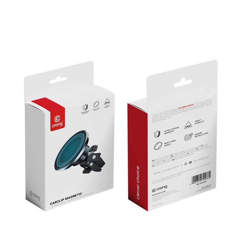 MagSafe magnetiline autohoidik Crong CRG-CH6-BLK iPhone 12 ja uuematele