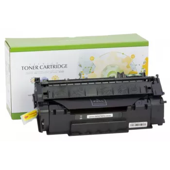 Ühilduv Static-Control Hewlett-Packard Q5949A/Q7553A/CRG-708/CRG-715, Must, 3000 lk