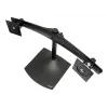 Ergotron DS100 - alus - horisontaalne - 2 LCD-ekraanile - Alumiinium, Teras - Must - Ekraani suurus: kuni 61 cm (kuni 24 tolli)
