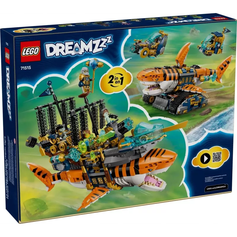 LEGO DREAMZZZ 71515 Tiigerhai tank