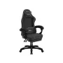 Mängutool huzaro Force 3.7 Carbon Must — ergonoomiline, reguleeritav kõrgus 107,5–116,5 cm, 5 ratast, nimme- ja kaelapadi