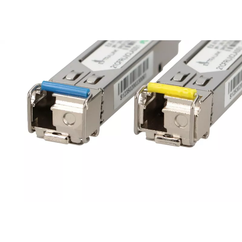 SFP WDM moodulipaar Extralink 1,25G 1310/1550nm single‑mode 3km LC DOM