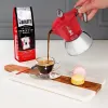 Moka pot Bialetti Moka induction 0,1 L Punane Hõbedane