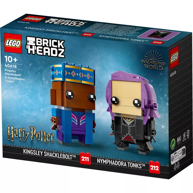Lego Brickheadz Harry Potter 40618 Kingsley Shacklebolt ja Nimfadora Tonks