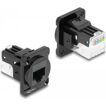 DeLOCK D-tüüpi moodul RJ45 Cat.6A emane LSA emasele Must 87817