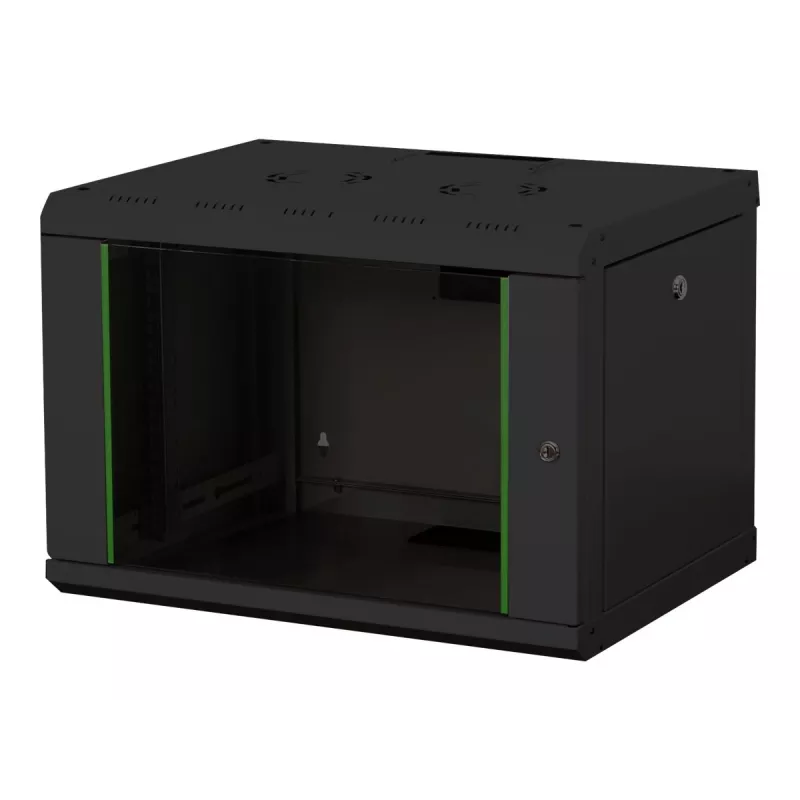 Seinale kinnitatav kapp Digitus DN-19 07-U-SW