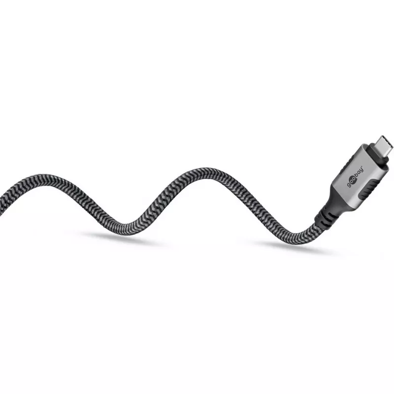 Goobay 70753 USB-C to RJ45 Ethernet CAT 6 kaabel for Stable Wired Internet Connection with Router/Modem/Network Switch/Replaces USB to RJ45 Adapter / 1