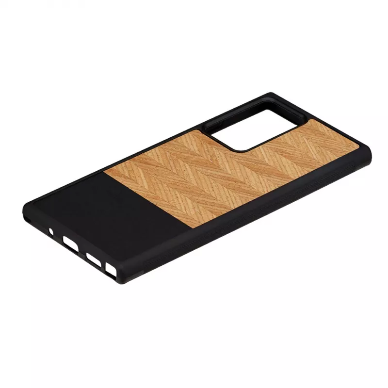 Man and Wood kaitseümbris Samsung Galaxy Note 20 Ultra jaoks — herringbone nero Must
