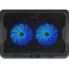 Sülearvuti jahutusalus DEFENDER NS-503 kuni 43,2 cm (17 tolli) sülearvutitele, 2 ventilaatorit, USB-toitega, must