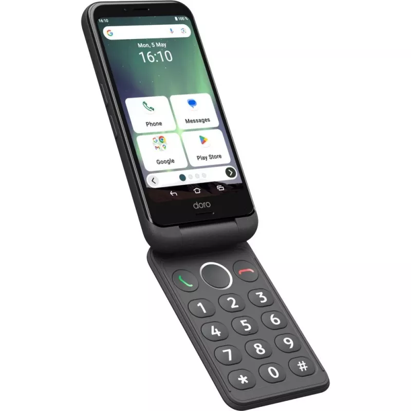 Nutitelefon Doro Aurora A20 4.5 tolli 4GB 64GB Must