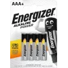 ENERGIZER PATAREI ALKALINE POWER AAA LR03 4 TÜKKI