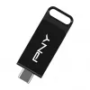 PNY Elite, 64 GB, USB USB-C, 3.2 Gen 1 (3.1 Gen 1), 120 MB/s, Dia, Must