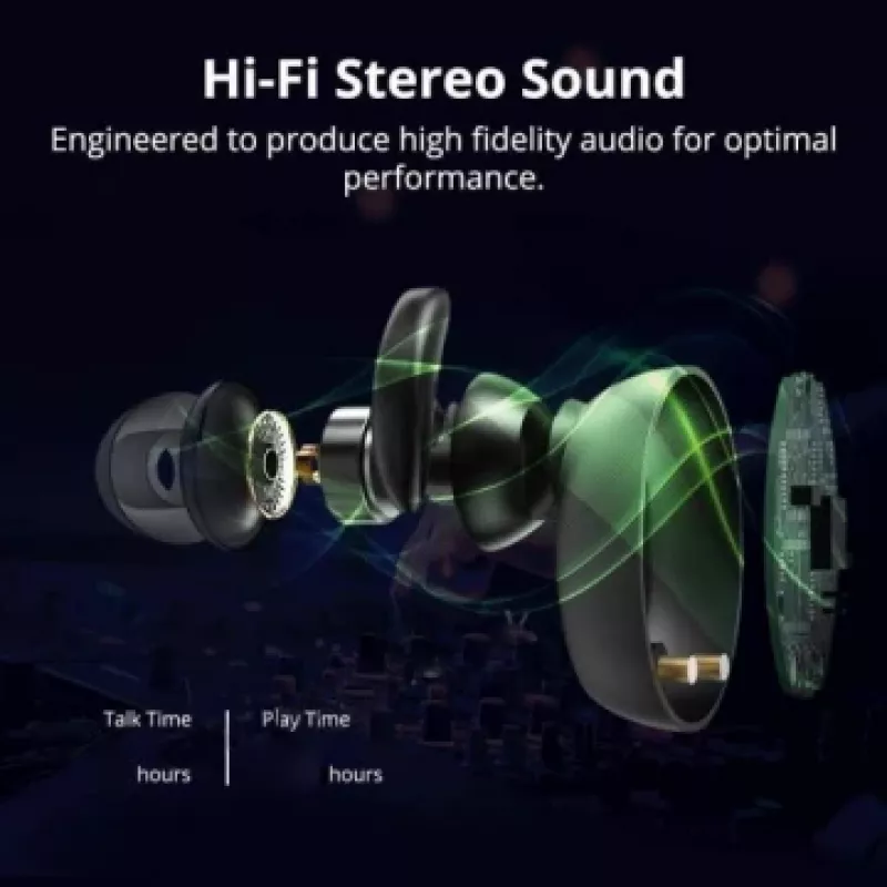 Kõrvaklapid V.Silencer Ture Wireless Earbuds must/punane