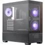 Cooler Master Elite 690 PC-korpus, Midi-Torn, ATX, Karastatud klaas - 4x ARGB-ventilaator, puit, must