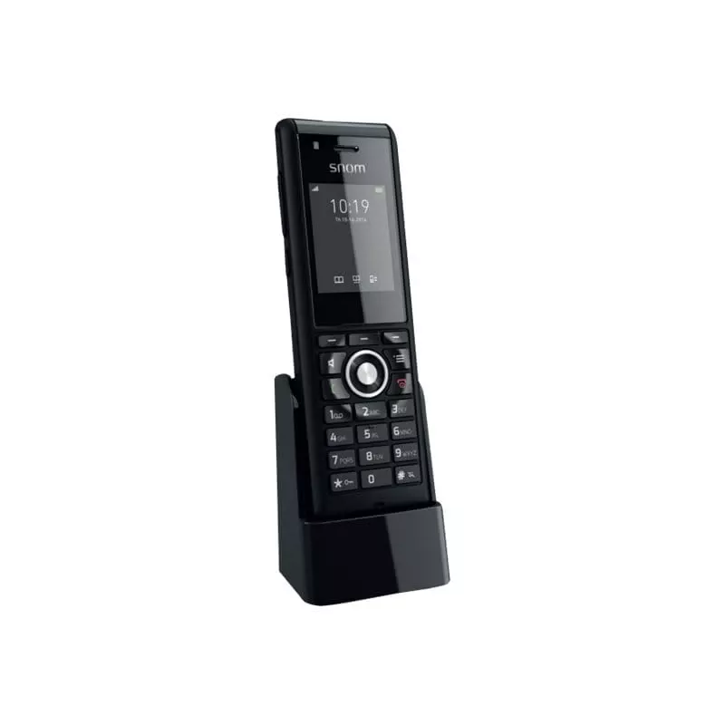 Juhtmeta telefon Snom M85 helistaja ID, must