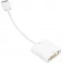 DisplayPort-DVI adapterkaabel Sharkoon 0,15 m valge — DisplayPort 1.2 DVI-le