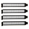 SILVERSTONE Aero Slots panel SST-AEROSLOTS-B — eesmine/tagumine pesa ventilatsioonipaneel parema õhuvoolu jaoks