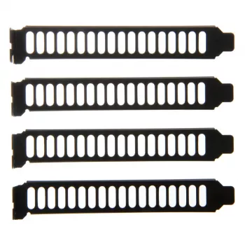 SILVERSTONE Aero Slots panel SST-AEROSLOTS-B — eesmine/tagumine pesa ventilatsioonipaneel parema õhuvoolu jaoks