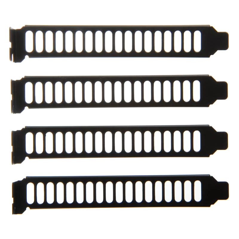 SILVERSTONE Aero Slots panel SST-AEROSLOTS-B — eesmine/tagumine pesa ventilatsioonipaneel parema õhuvoolu jaoks