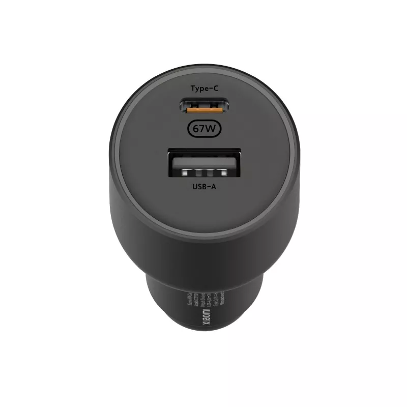 Xiaomi 43907 mobiilseadme laadija universaalne must sigaretisüütaja auto
