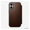Folio telefonikott Nomad NM014209858 Apple iPhone 17 jaoks, 16 cm (6,3 tolli), pruun, 4 kaarditaskut