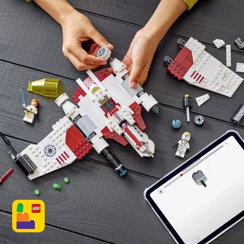 LEGO Star Wars V-19 Torrent Fighter 75432 ehituskomplekt — 567 tk, 3 minifiguuri, väljapaneku- ja mängumudel