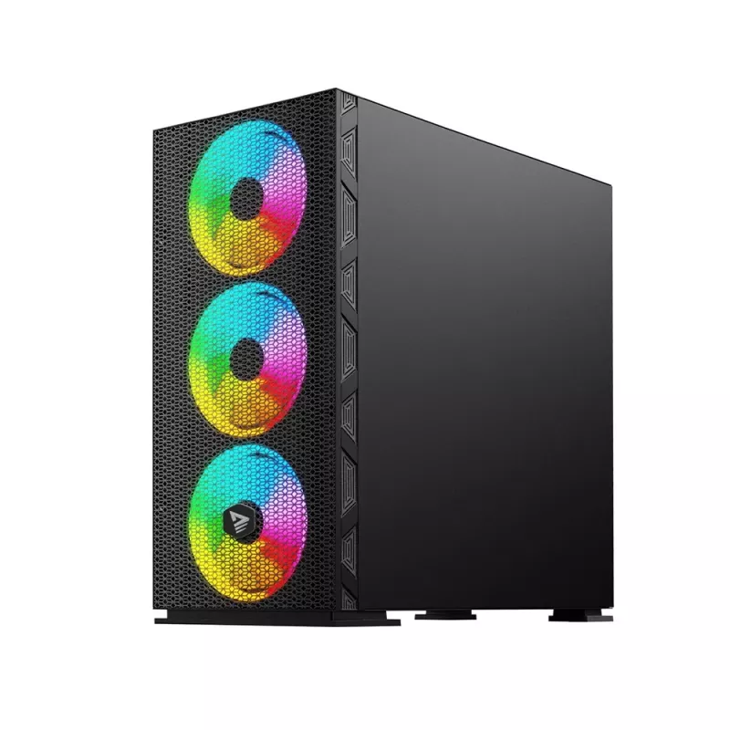 SAVIO arvutikorpus Raptor X1 ARGB klaas/võrk must
