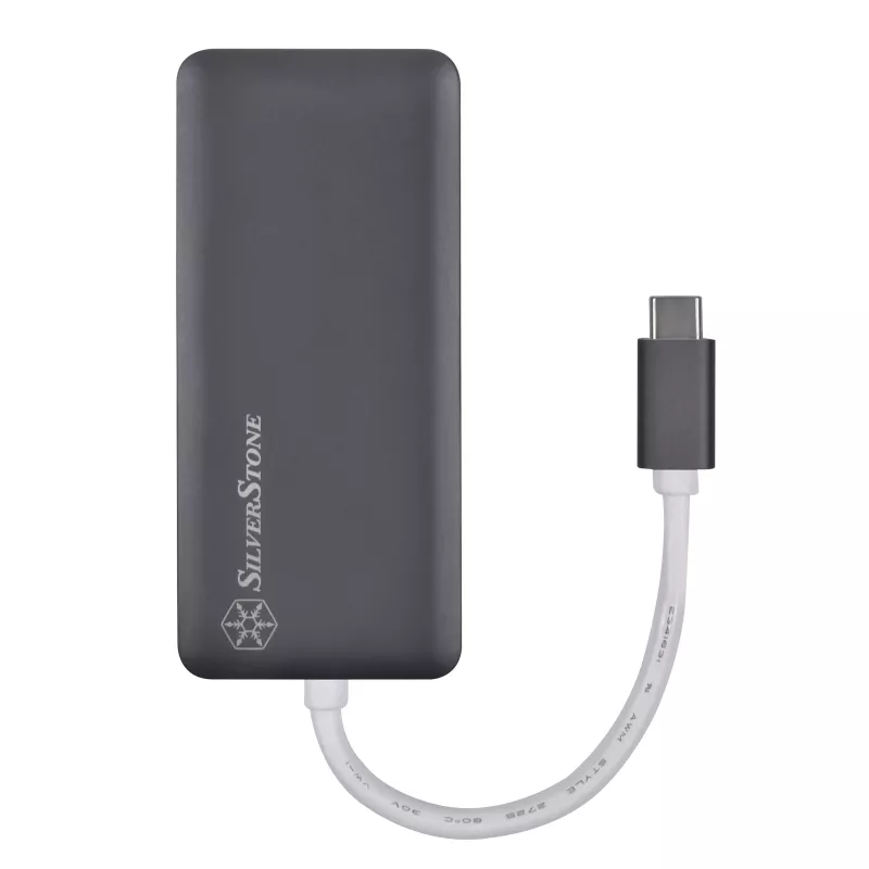 SilverStone SST-EP14C - USB 3.1 Type-C Gen1 HDMI-ga, 3x USB 3.1 Gen 1 Type-A, 1x USB 3.1 Gen 1 Type-C (PD 2.0 laadimine) (SST-EP14C)