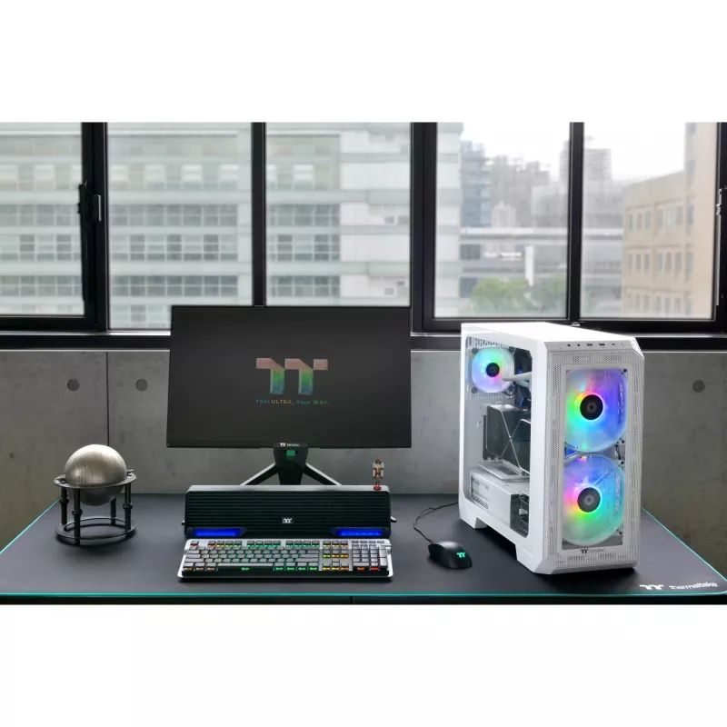 Arvuti korpus Thermaltake View 300 MX Midi Tower Valge