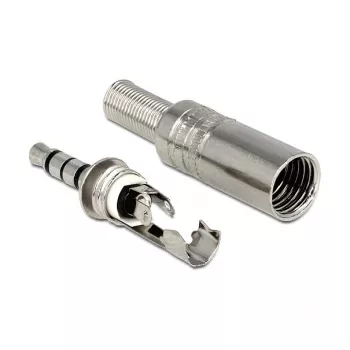 Juhtmepistik DeLOCK 65546 3,5 mm hõbedane