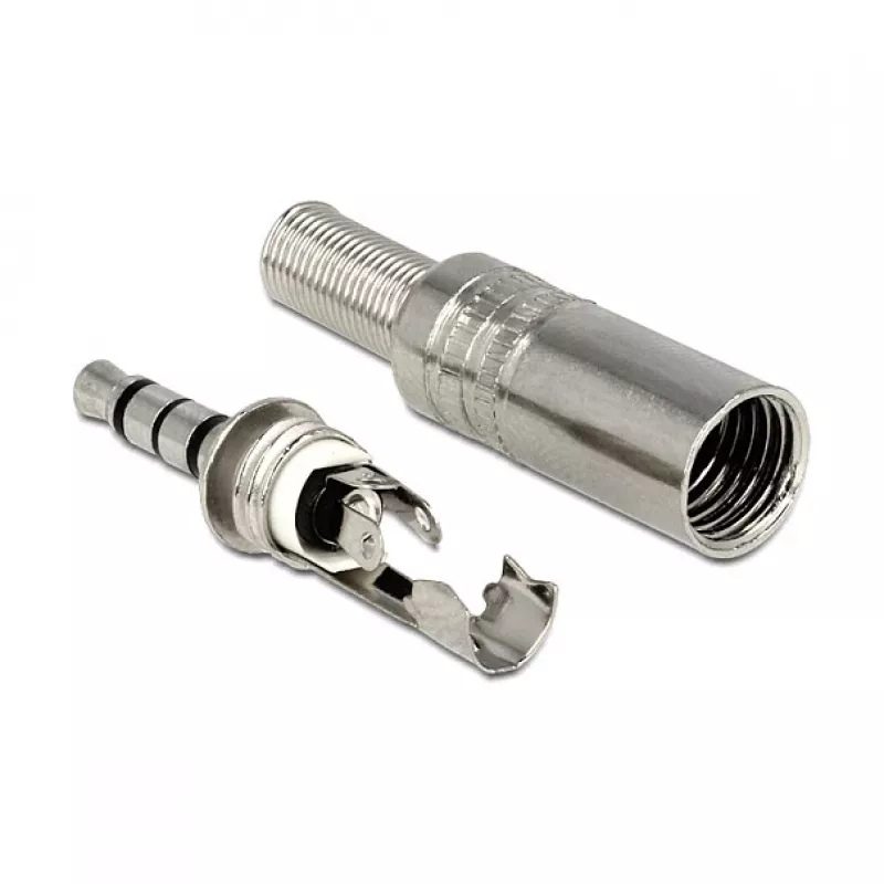 Juhtmepistik DeLOCK 65546 3,5 mm hõbedane