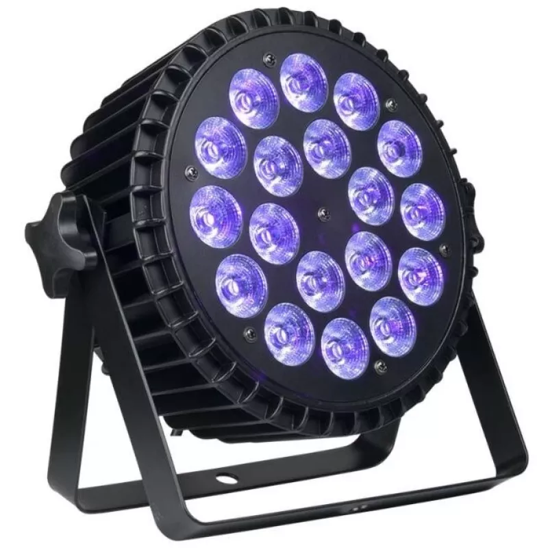 LIGHT4ME ALU QUAD PAR 18x6W RGBW - lavalava prožektor