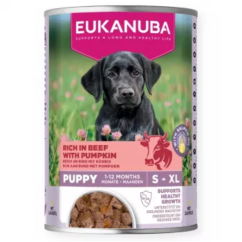 Kuiv koeratoit Eukanuba Puppy Lamb & Beef with Pumpkin 400 g