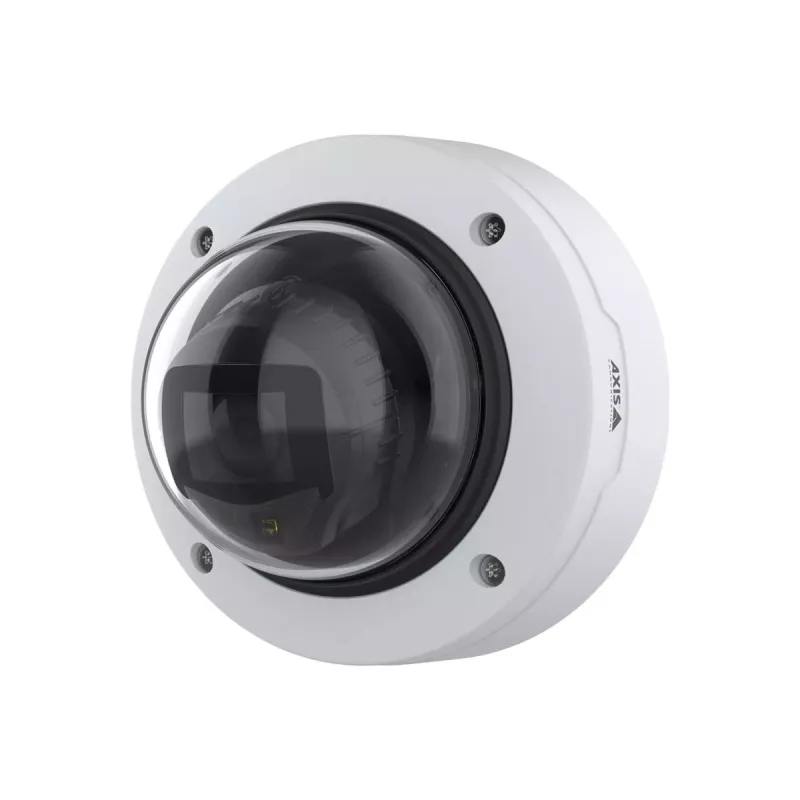 IP kuplkaitsekamera AXIS P3277‑LV — 2592×1944 CMOS, 104° horisontaalne vaateväli, 30 kaadrit sekundis, lae/seina kinnitus, sise- ja välistingimustesse