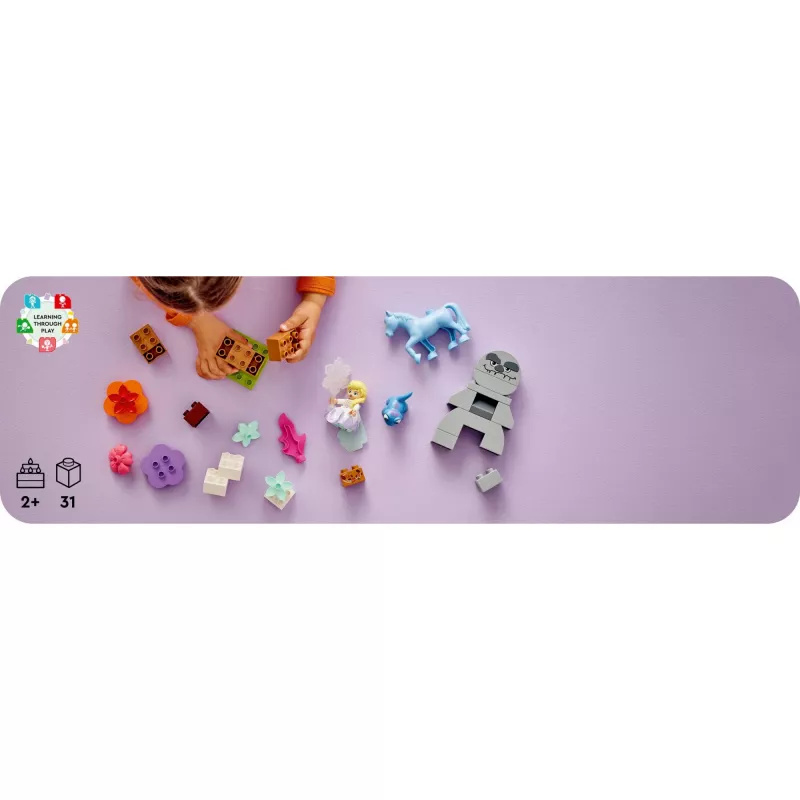 LEGO DUPLO mängukomplekt 10418 — Disney Elsa ja Bruni Nõiutud metsas, 31 osa, 2+ aastat